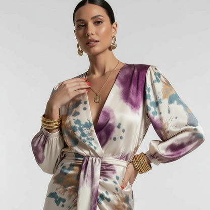 Detalle vestido floral studio
